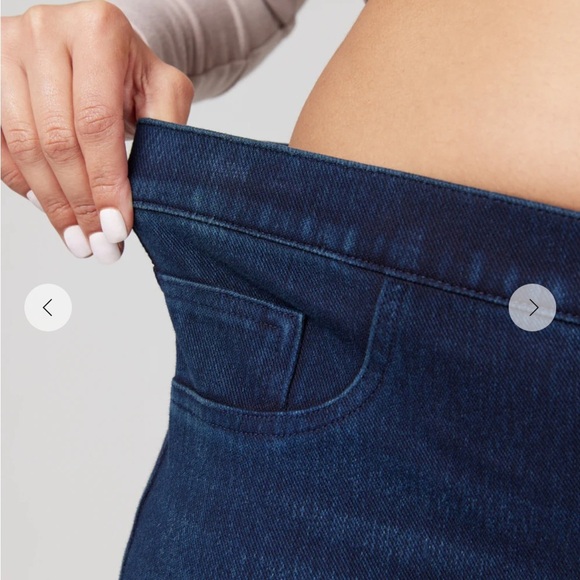 1X Spanx Jean-ish Leggings Dark Blue (ABBA) - Picture 1 of 2